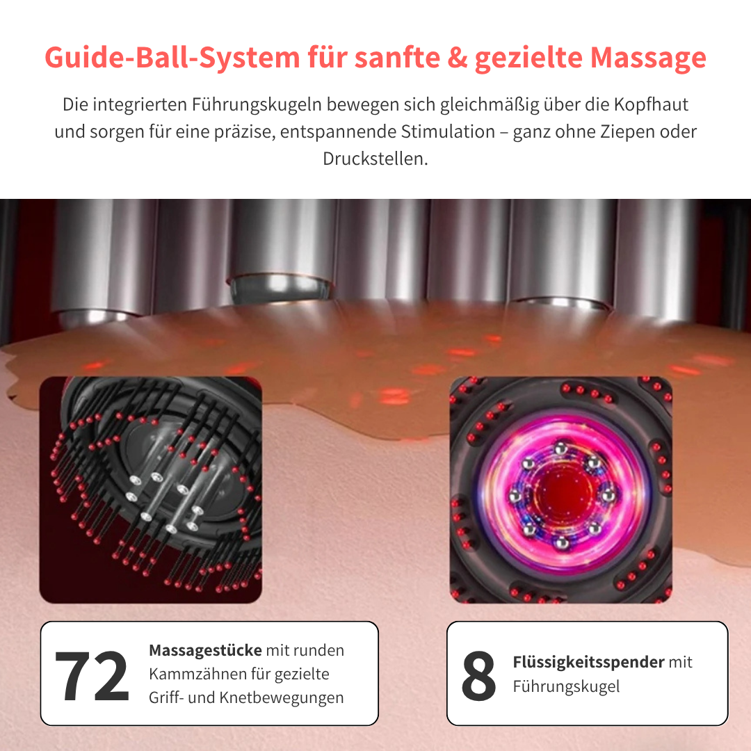 SKNLY™ 3in1 Kopfhaut-Massagebürste für kräftiges & volleres Haar