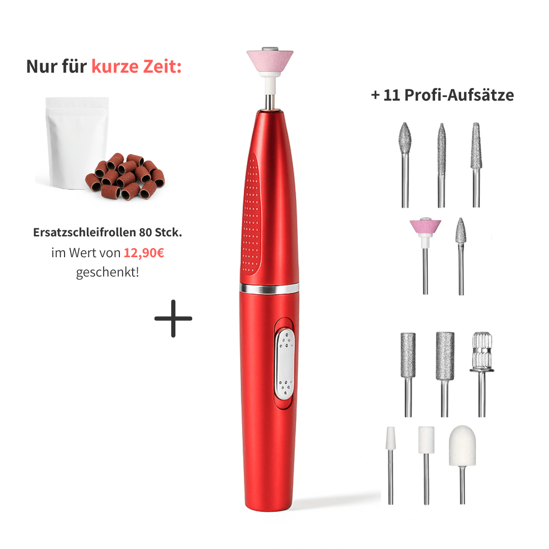 NailPro Deluxe – 11 - teiliges Nagelfräser - Set - SKNLY