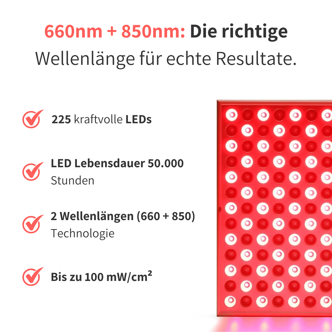 VitalLight - LED Rotlicht Panel - SKNLY